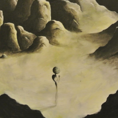Silent Adoration painting