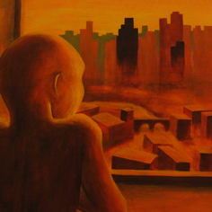 Acryclic painting: Russian Morning